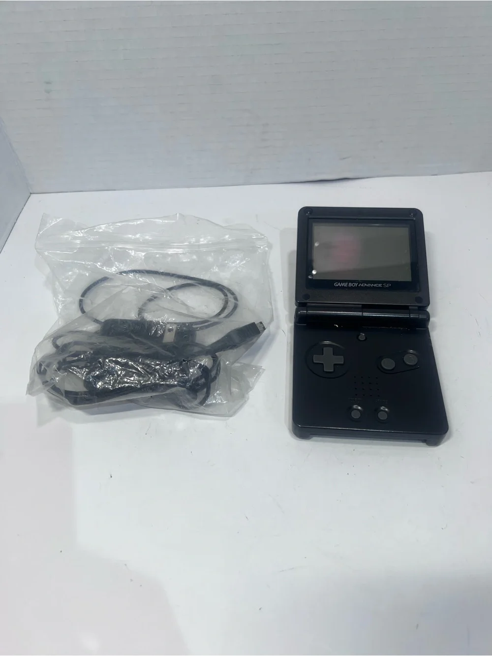 Nintendo Game Boy Advance SP - Black Portable Flip Console